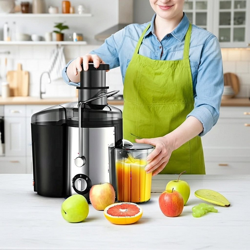 🍊 Extractor de Jugo Sokany® con Separador de Pulpa – Eléctrico, 1.6 Litros, 800W BlackFriday