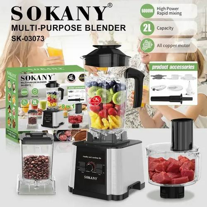 Licuadora 8 en 1 (15 Velocidades) Sokany