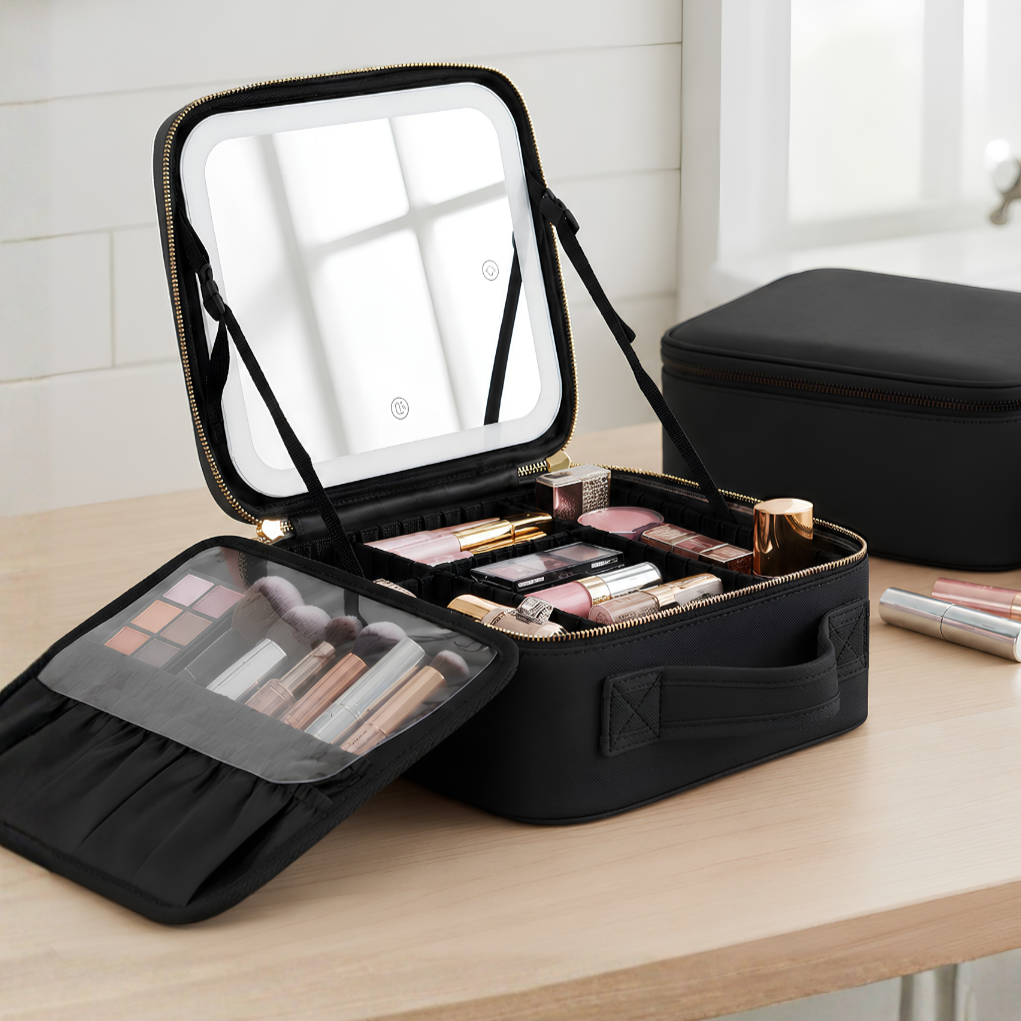 Cosmetiquera con Espejo LED