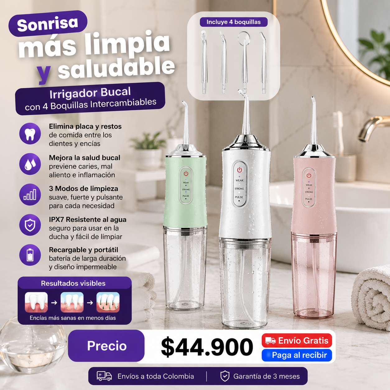 Irrigador bucal