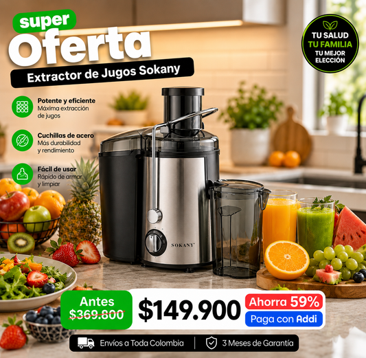 Extractor de jugos Sokany