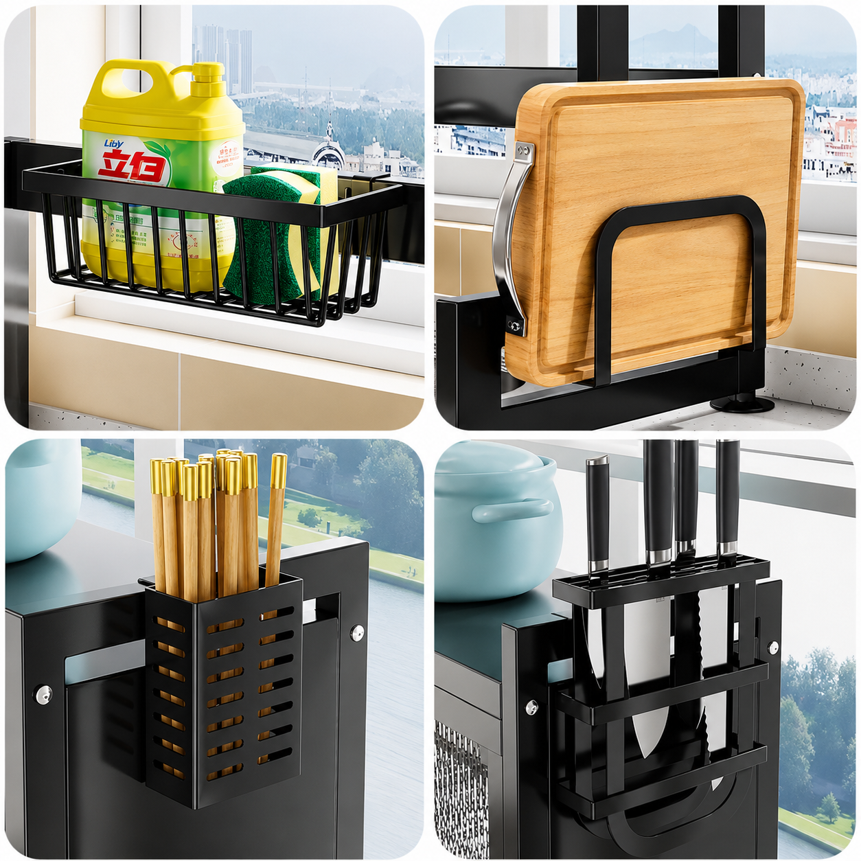 Platero Organizador 2 Niveles con Tapa- 85 Cm
