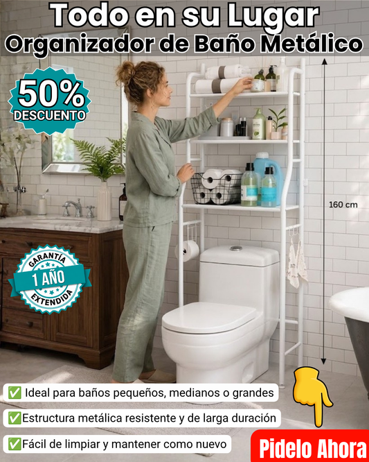 Organizador de Baño 3 Niveles