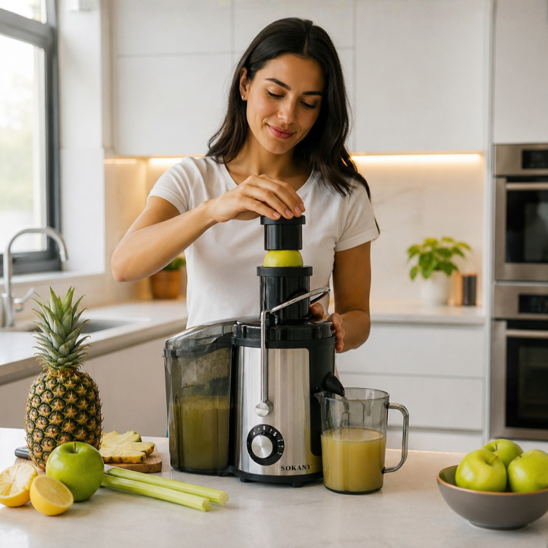 Extractor de Jugo Sokany® con Separador de Pulpa –  1.6 Litros