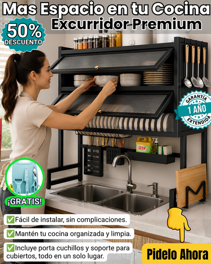 Platero Organizador 2 Niveles con Tapa- 85 Cm